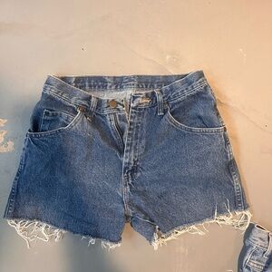 Vintage Wrangler Blue Jean Shorts